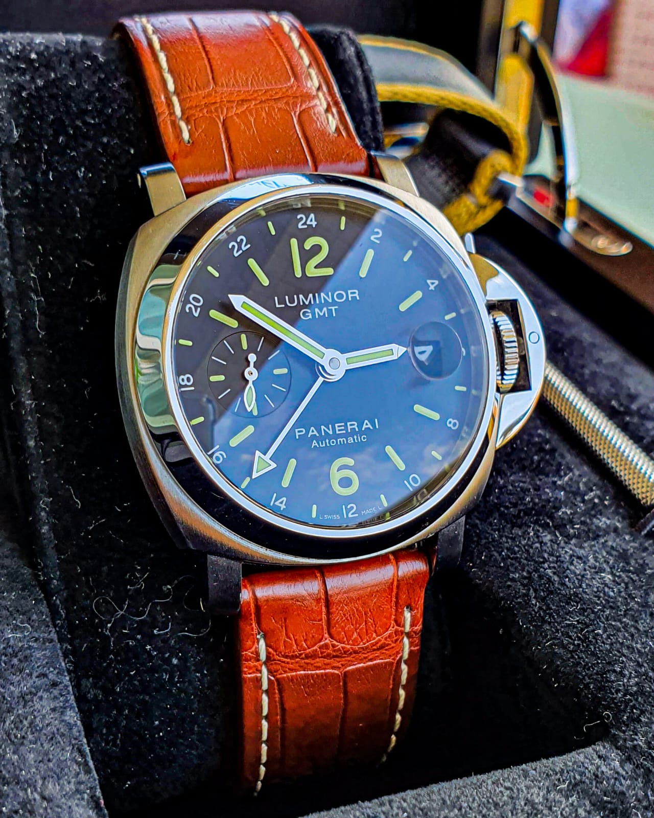 Panerai Luminor GMT Officine Panerai Automatic Firenze 1860 No